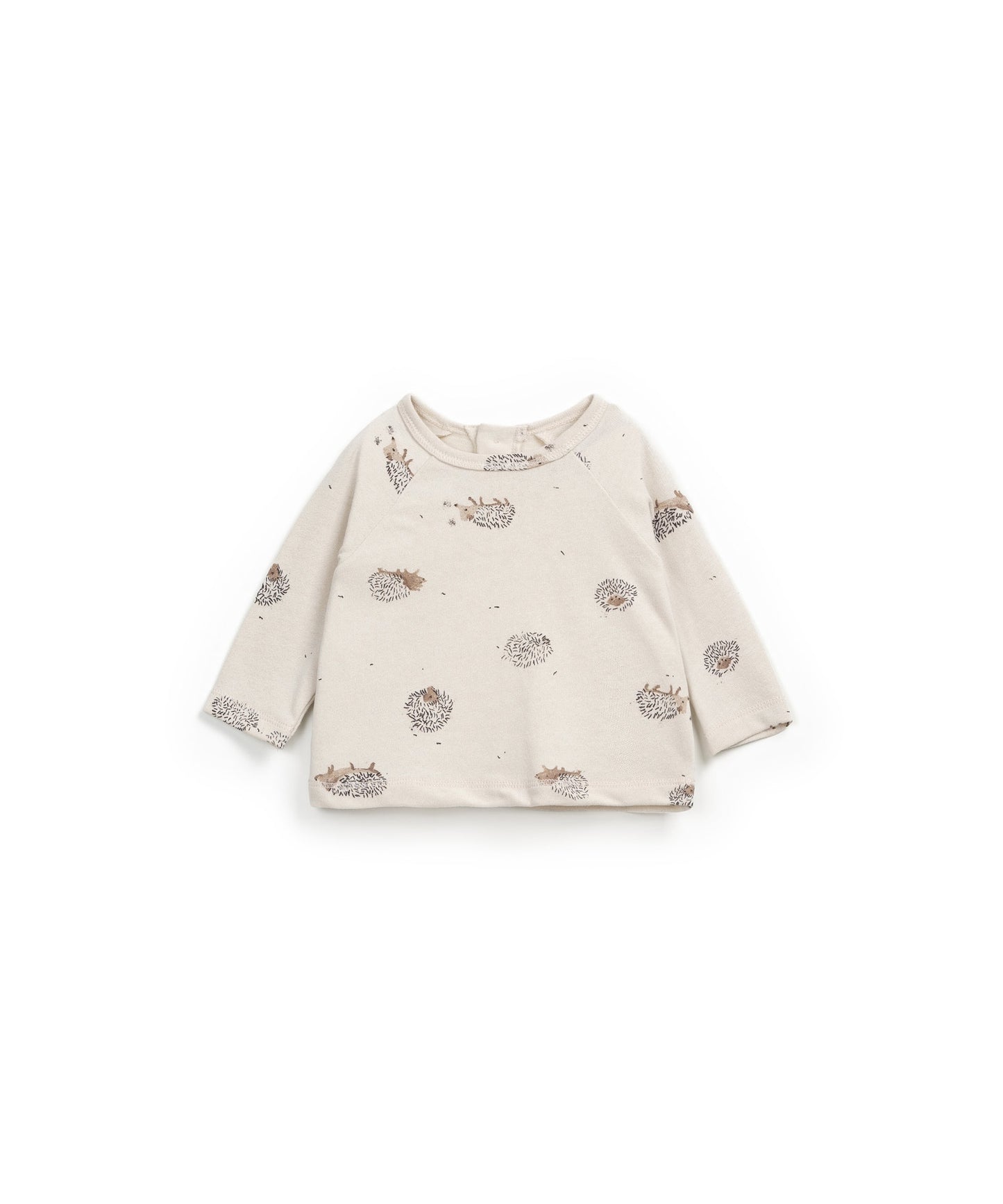 T-shirt em malha com estampado de ouriços | Wooden Memories