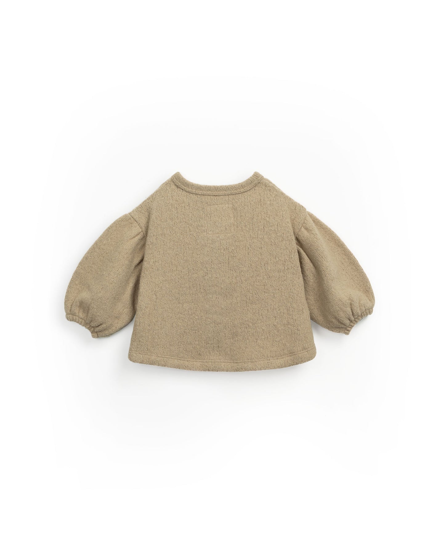 T-shirt de malha com botões de côco no ombro | Mother Lúcia