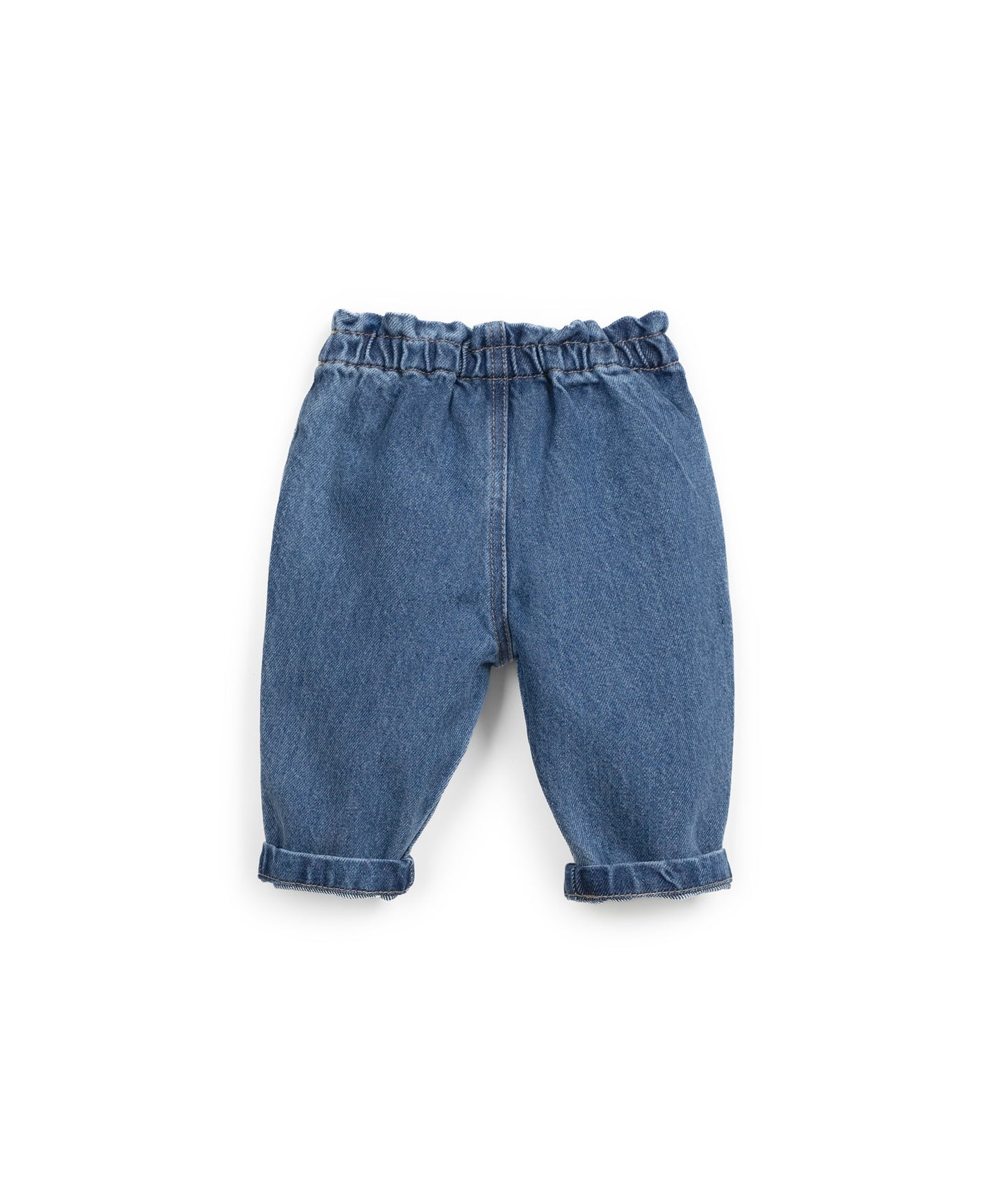 Calça de ganga com cinto elástico | Wooden Memories