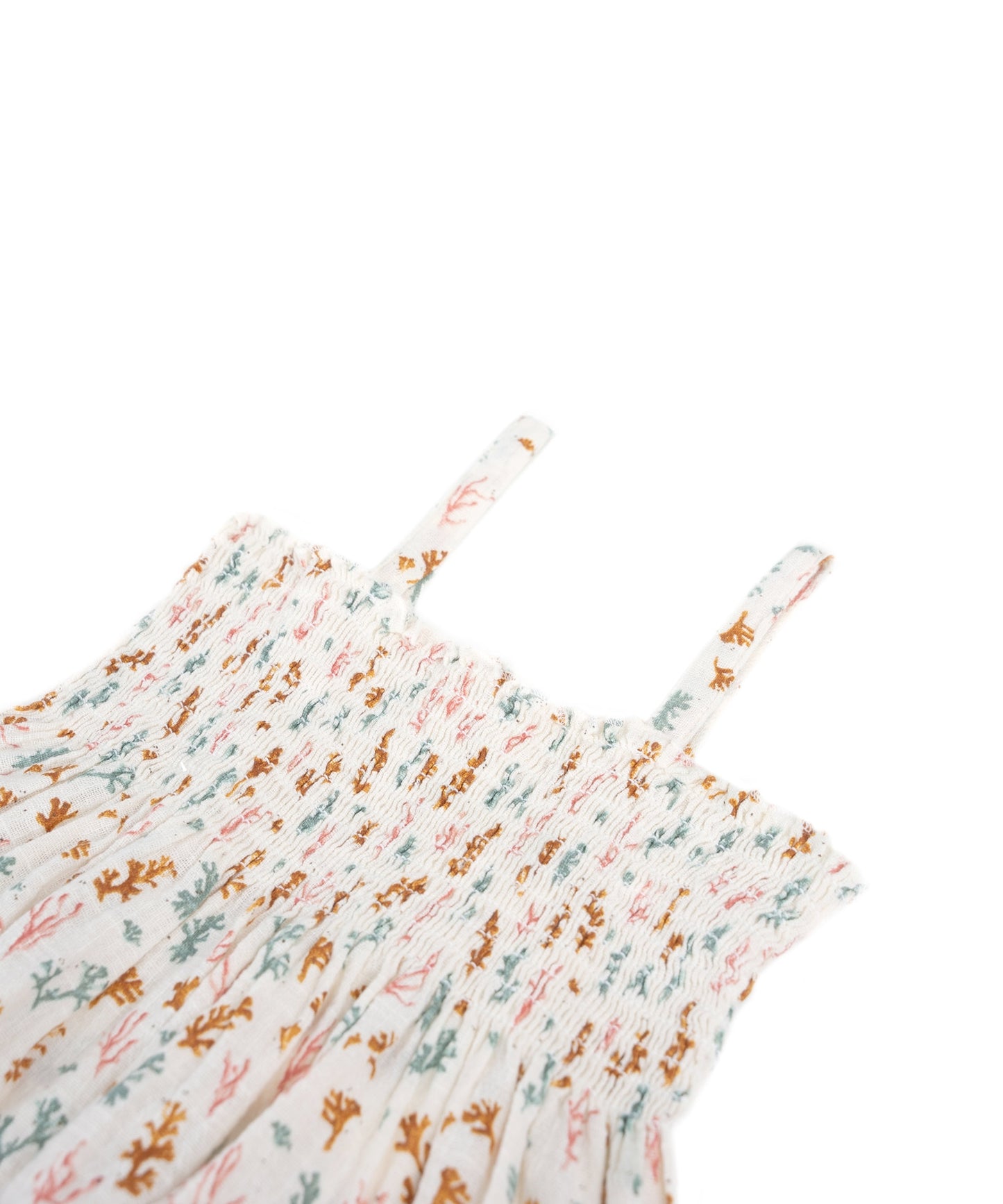 Vestido com elástico no peito | Textile Art