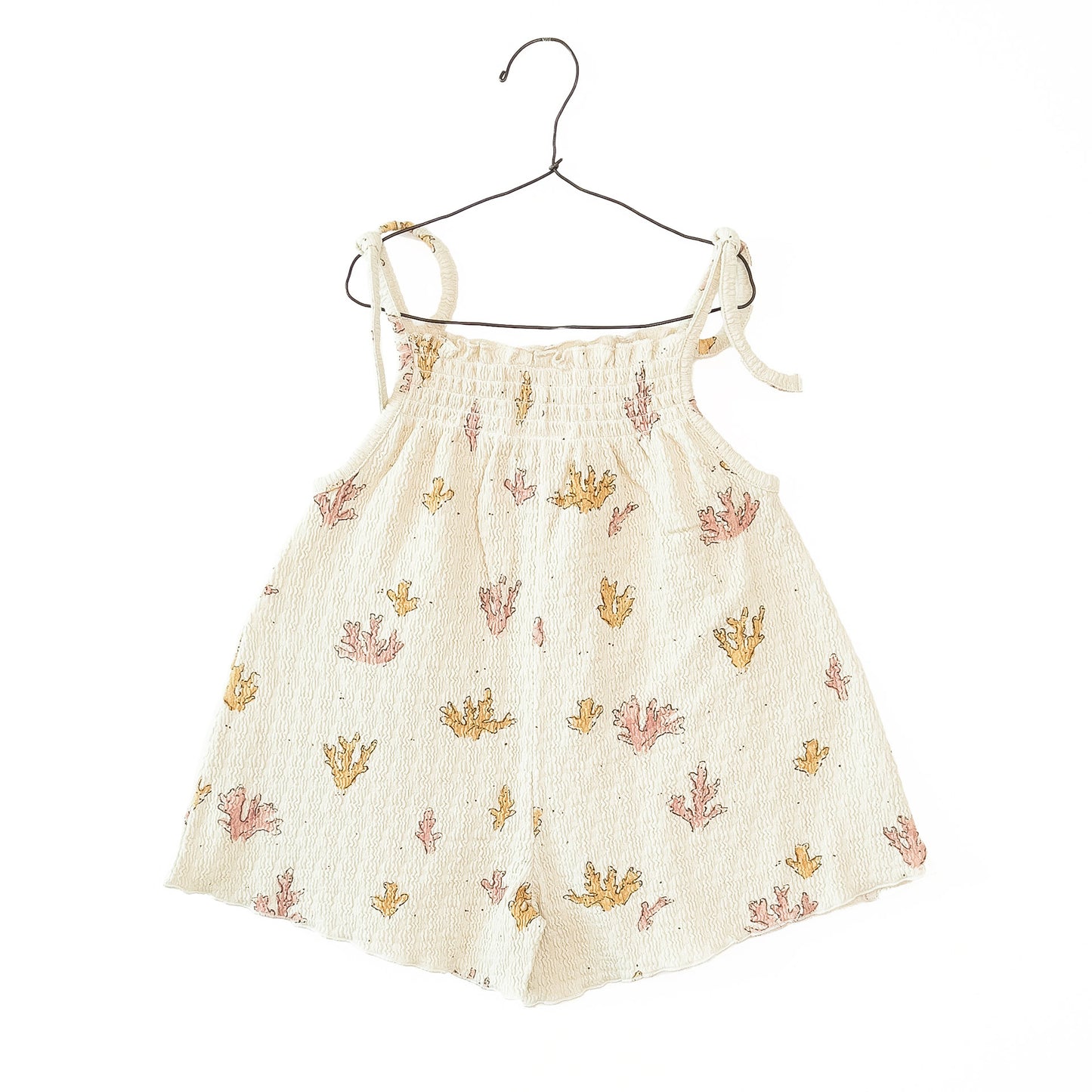 Macacão com estampado de corais | Textile Art