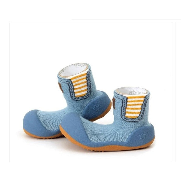 ATTIPAS BOOTS BLUE T. 22.5 *SUELA BICOLOR*