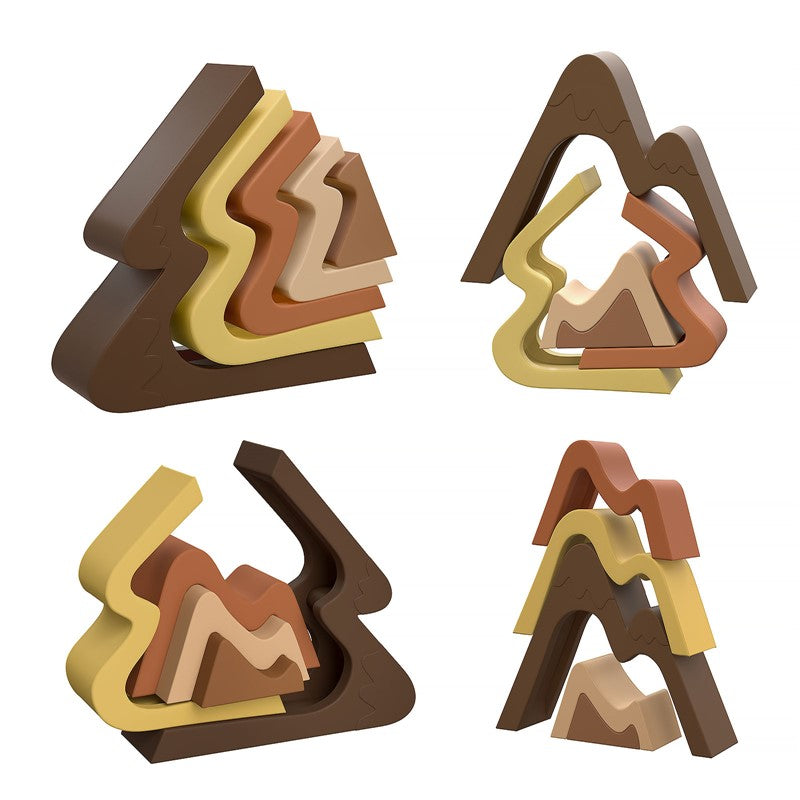 Montanha de inverno e/ou verão 5 PCS