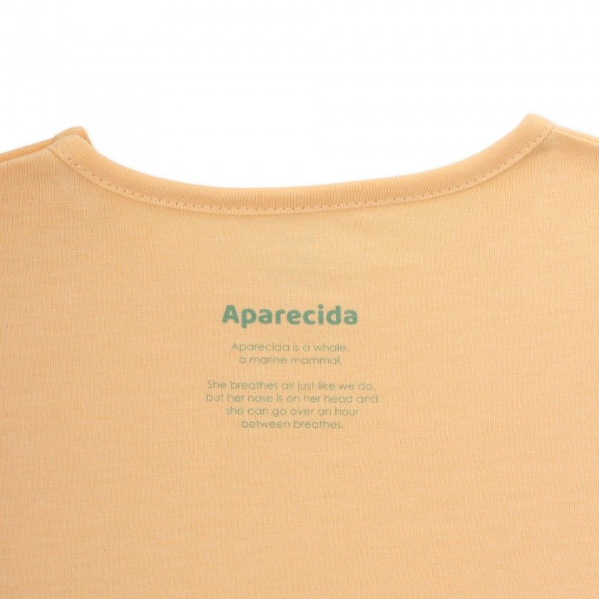 T-shirt Whale - 9 meses / Salmáo / 100% Algodão