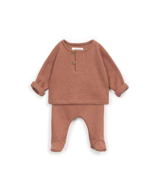 Conjunto de malha com carda no interior | Wooden Memories