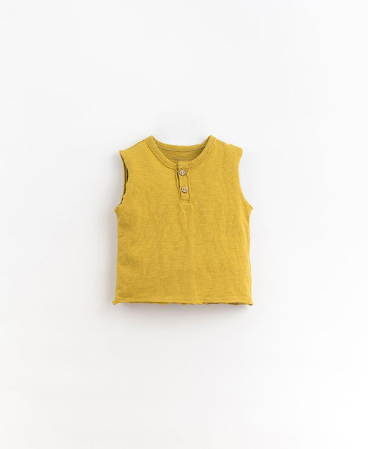 T-shirt sem mangas em algodão orgânico | Organic Care