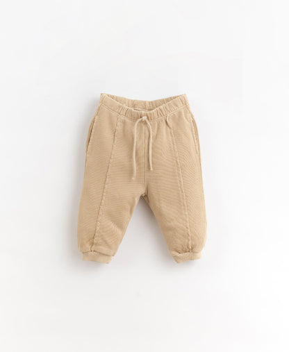 Calça de malha com cordão decorativo | Organic Care