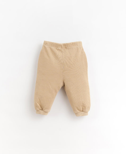 Calça de malha com cordão decorativo | Organic Care