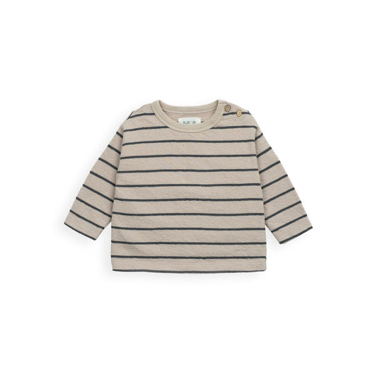 T-shirt de malha às riscas | Mother Lúcia
