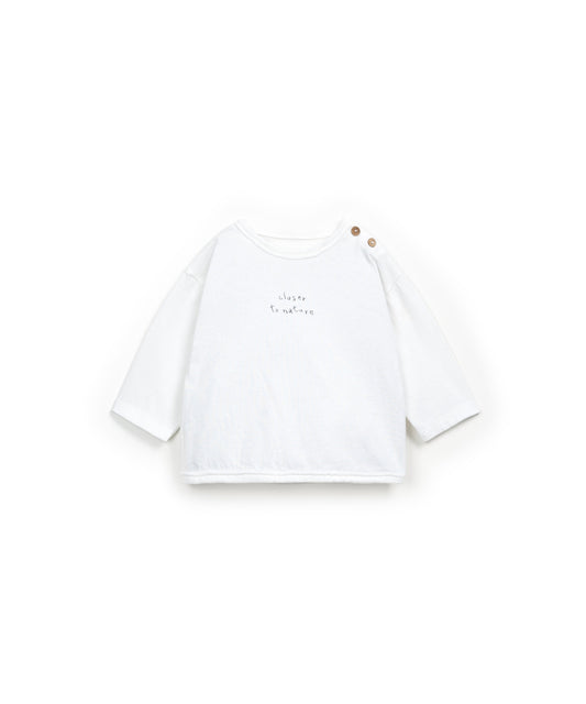 T-shirt com encaixe de folho no fundo | Wooden Memories