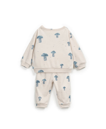 Pijama com mistura de algodão orgânico e algodão reciclado | Wooden Memories