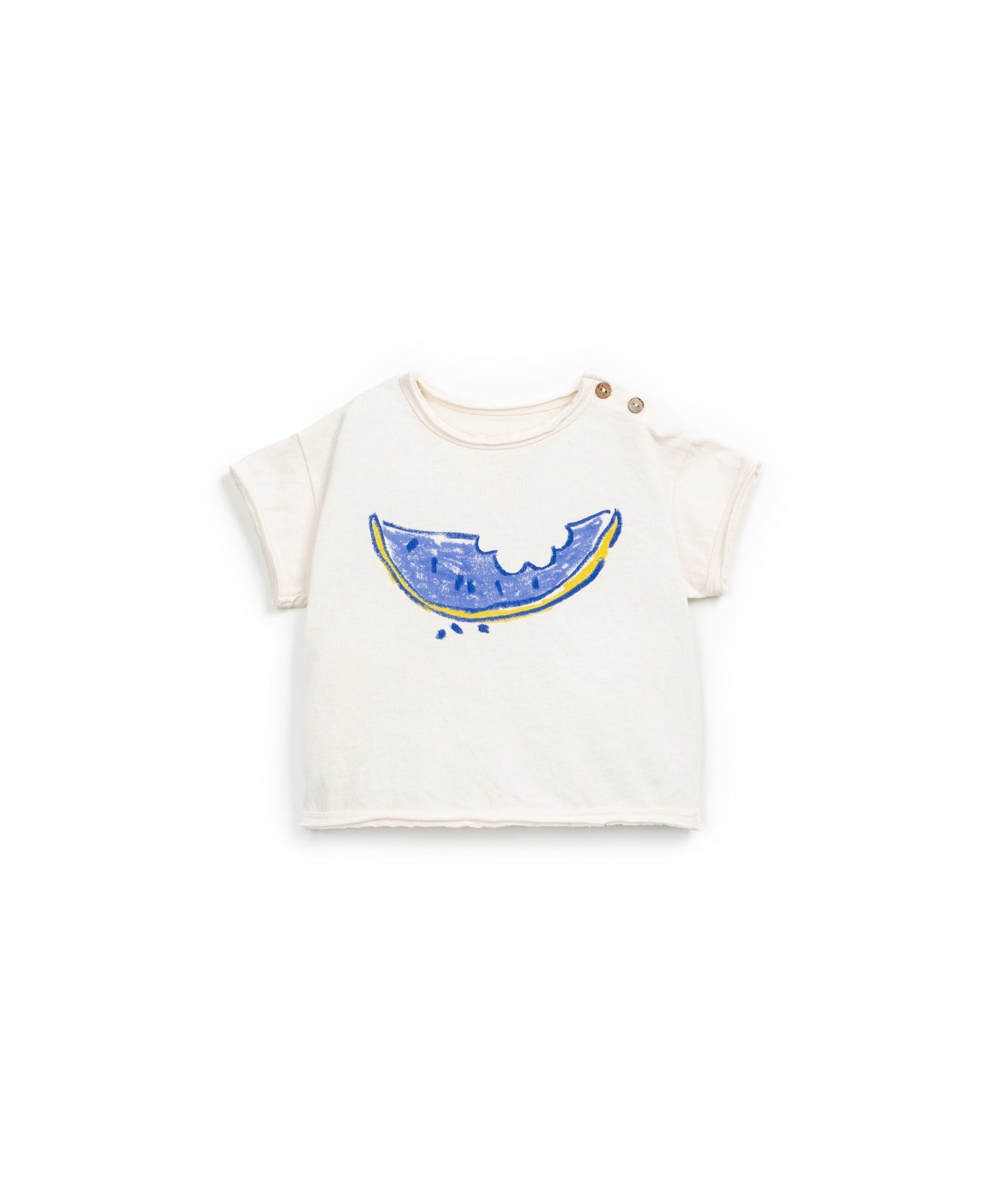T-shirt em algodão orgânico e agodão reciclado