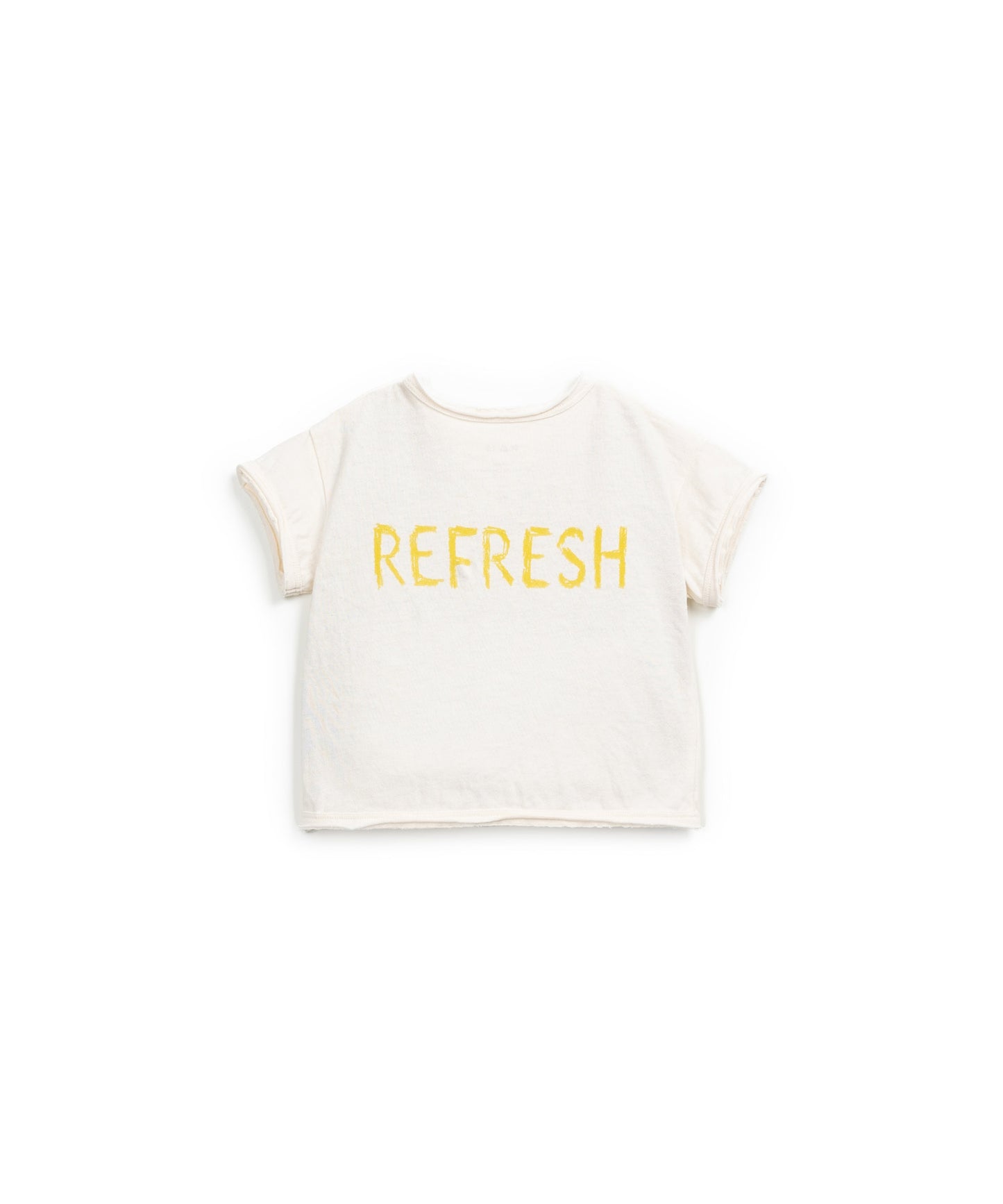 T-shirt em algodão orgânico e agodão reciclado