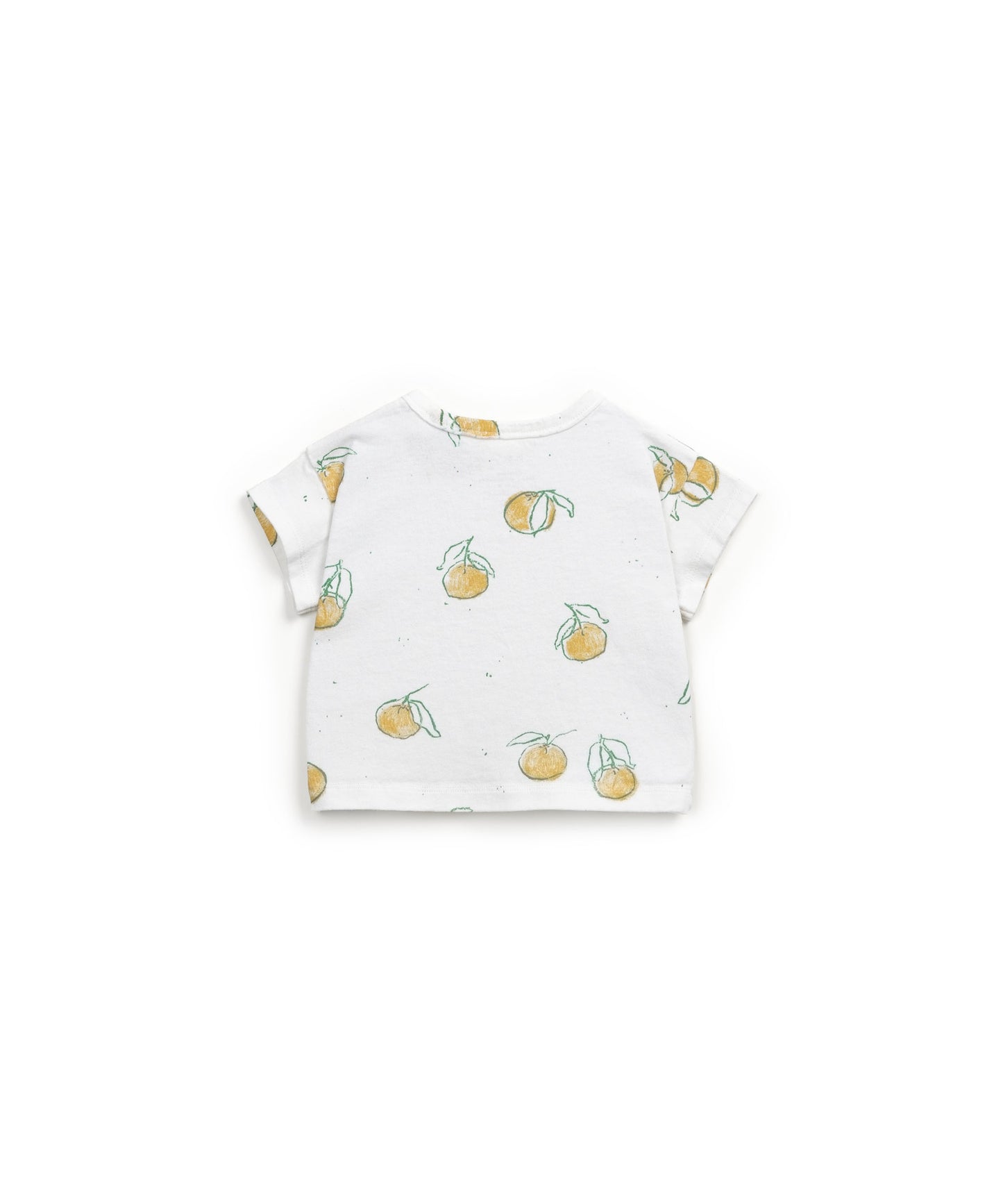 T-shirt com botão de coco