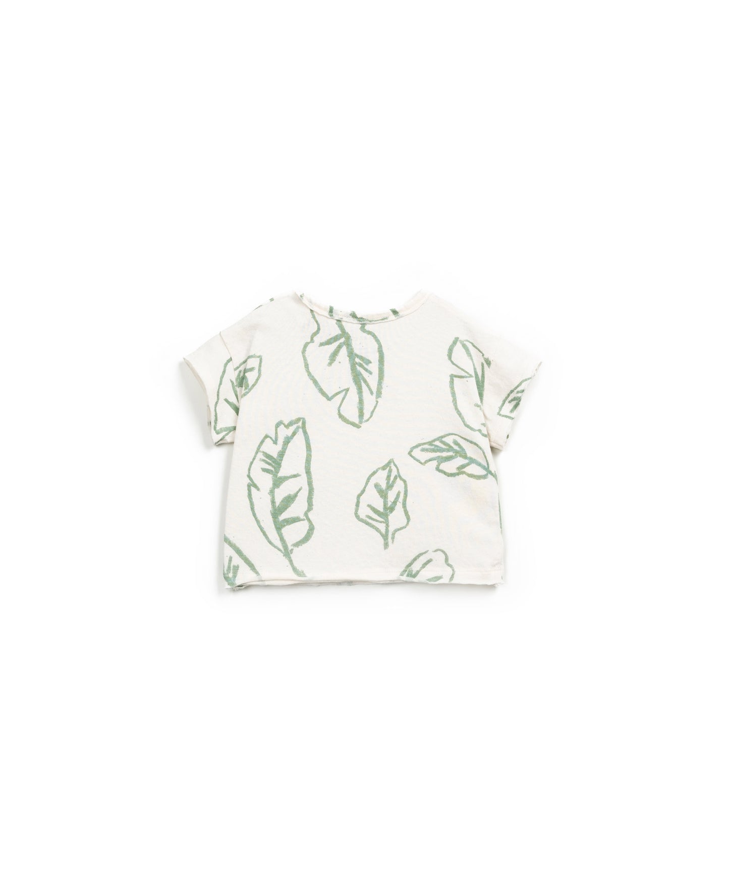 T-shirt com abertura no ombro