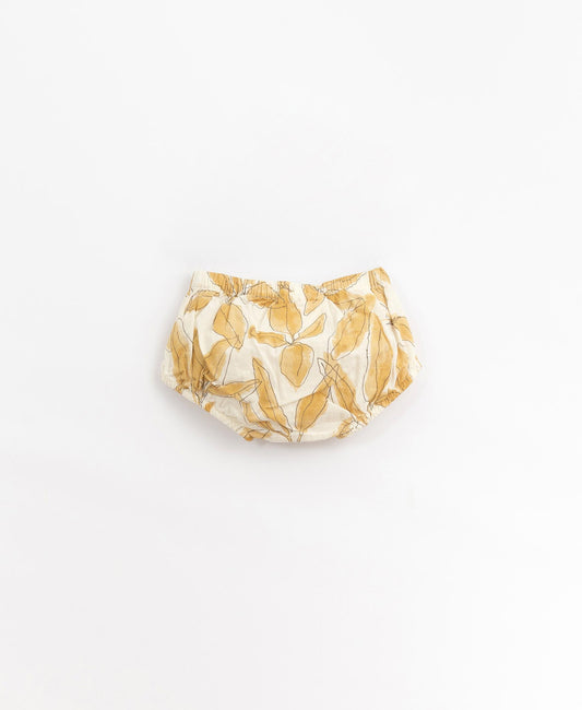 Cueca de tecido com estampado de folhas de salvia | Organic Care