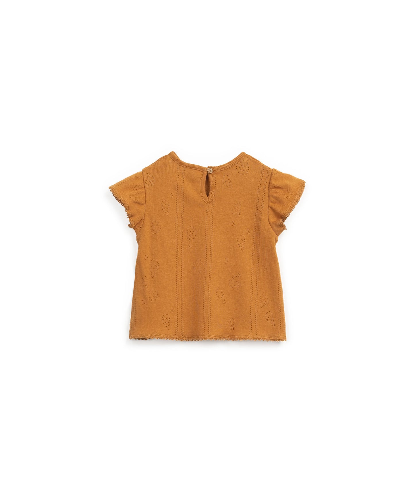 T-shirt com abertura nas costas | Textile Art