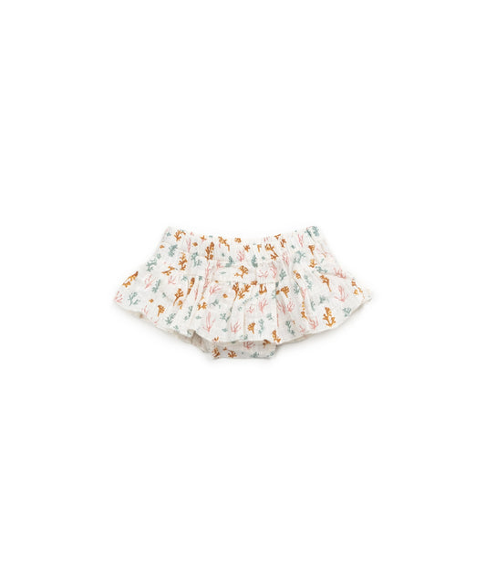 Cueca em tecido com estampado de algas | Textile Art