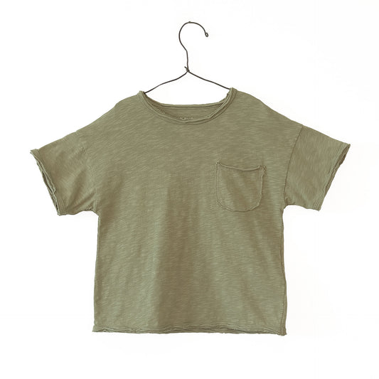 T-shirt com pormenores em corte vivo | Textile Art