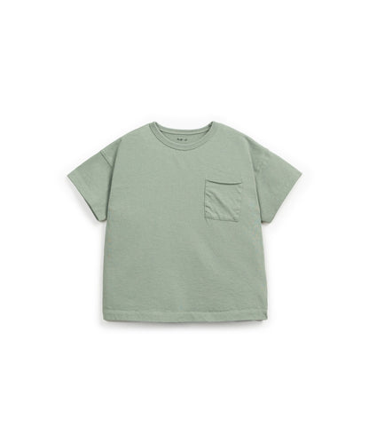 T-shirt com pormenores em corte vivo