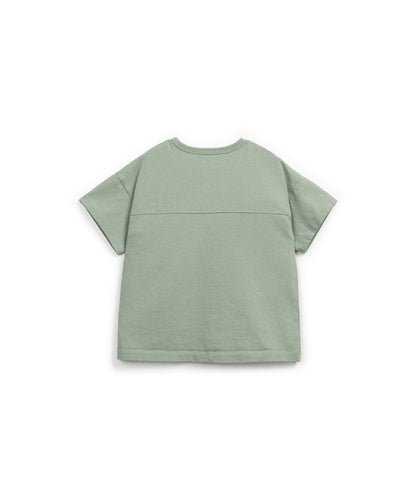 T-shirt com pormenores em corte vivo