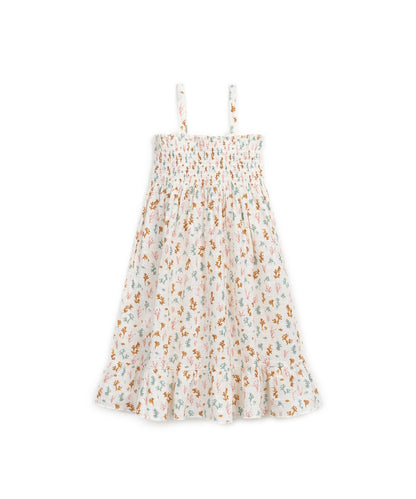 Vestido com elástico no peito | Textile Art