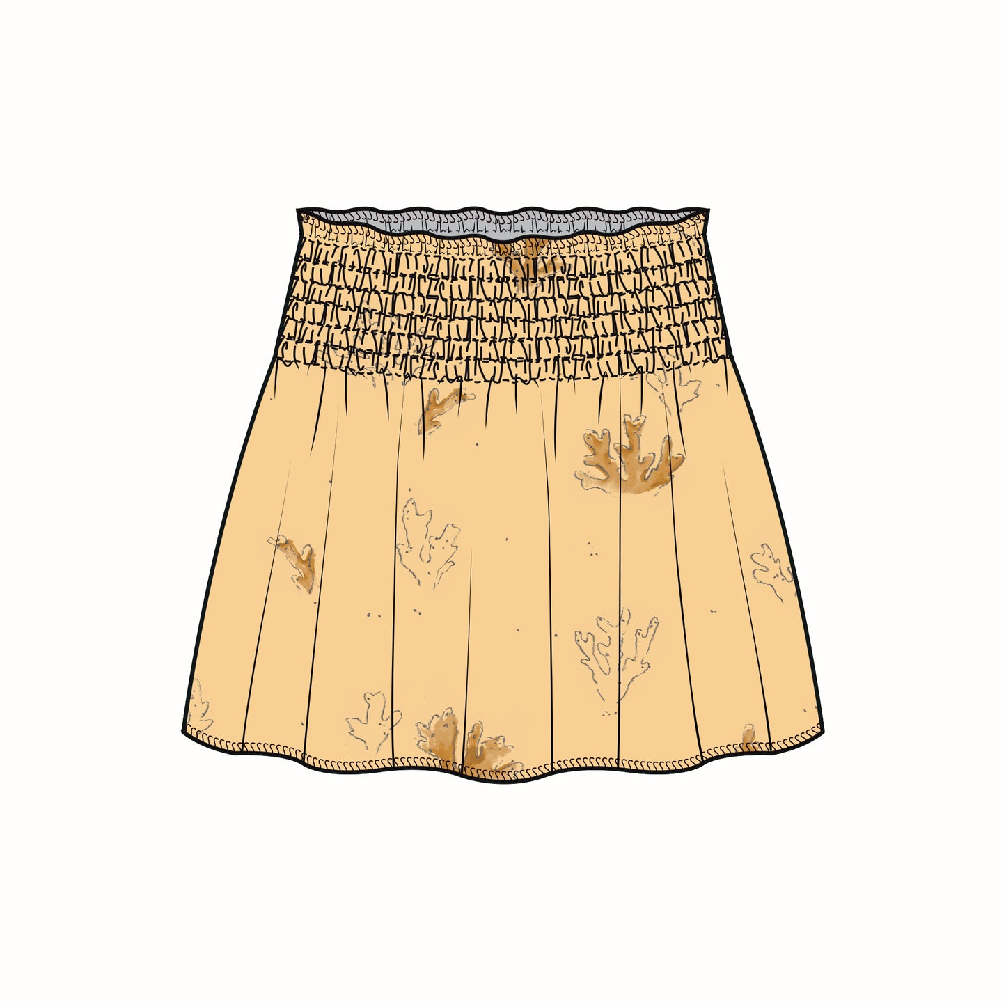 Saia de malha elástica | Textile Art