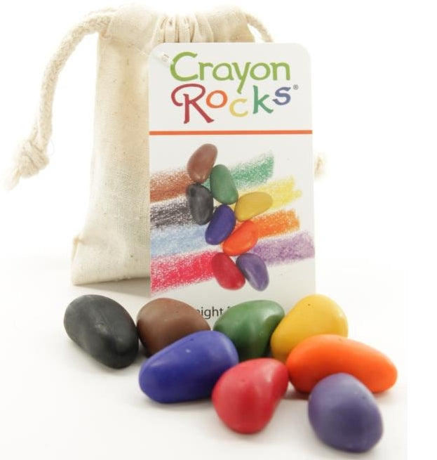 CRAYON ROCKS - lápis cera  - SACO ALGODÃO de 8 ou de 32