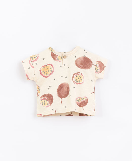 T-Shirt com estampado Maracujás