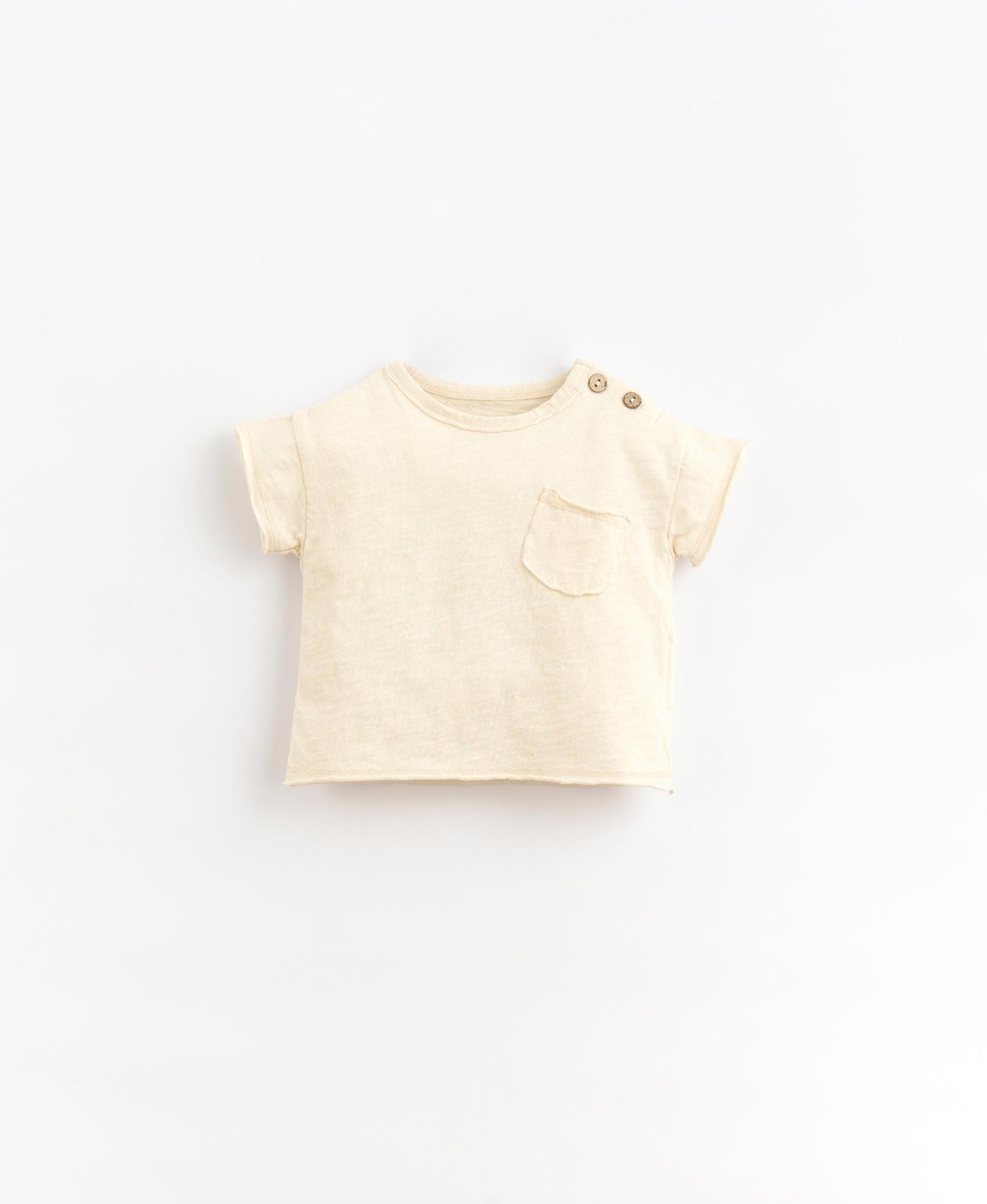 T-shirt em algodão orgânico com bolso à frente | Organic Care