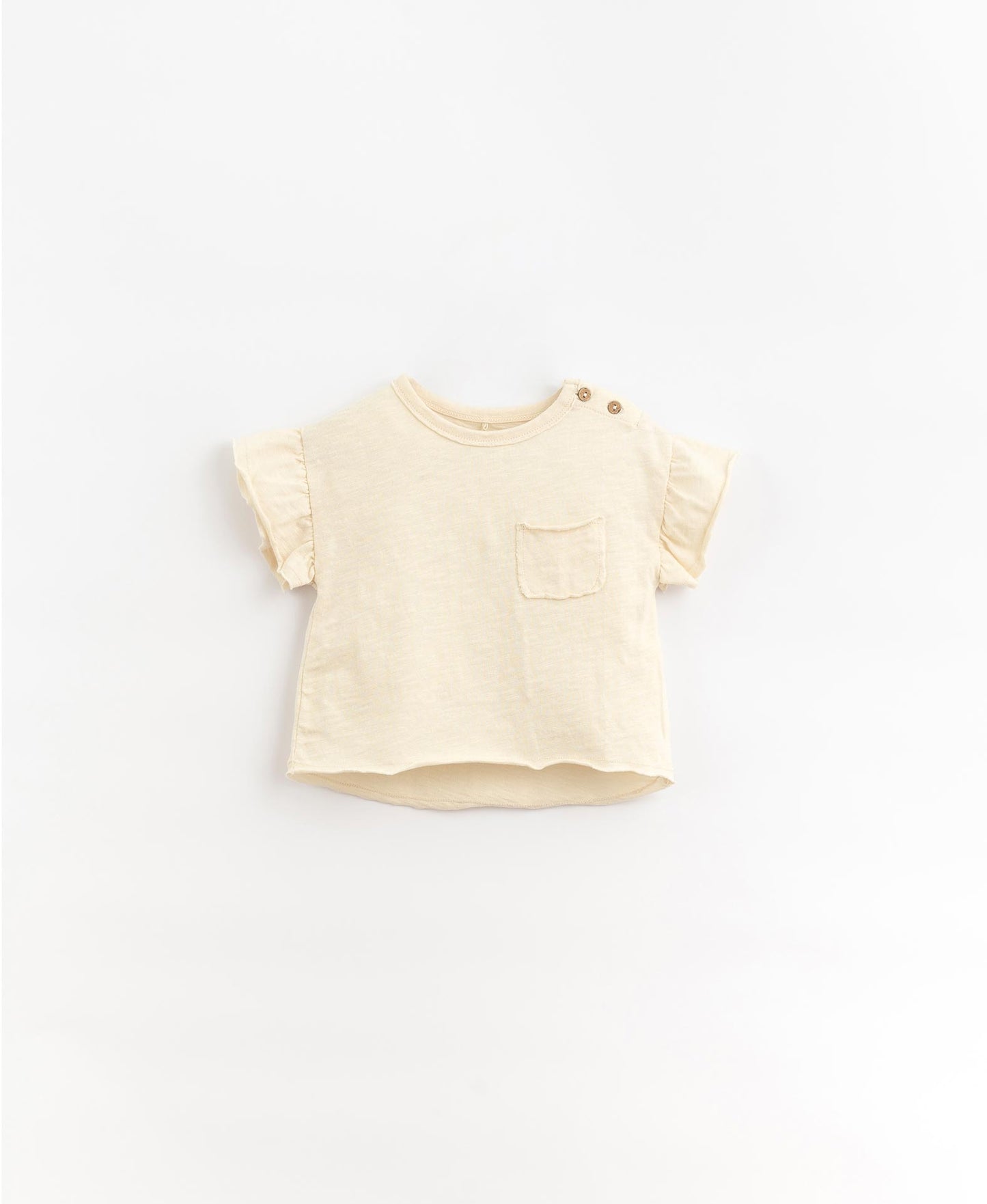 T-shirt em algodão orgânico com bolso à frente | Organic Care