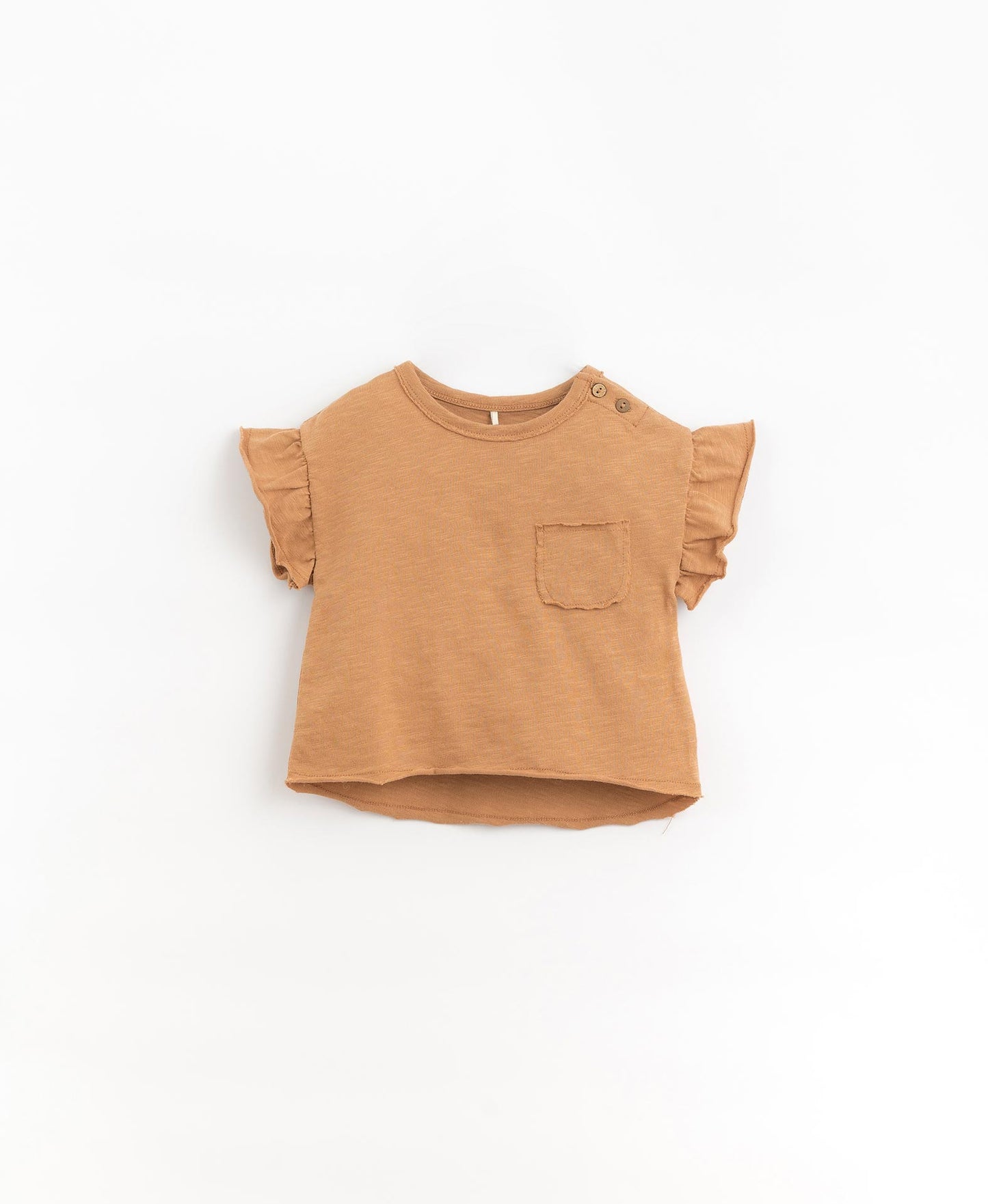 T-shirt em algodão orgânico com bolso à frente | Organic Care