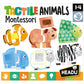 Puzzle  tactile animais MONTESSORI