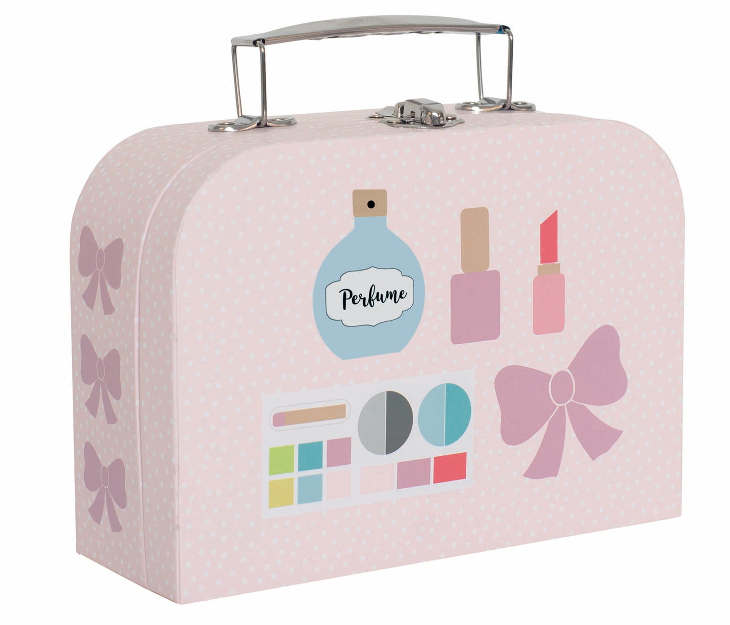 Mala de maquilhagem + 3 anos / Papelão e madeira / Pacote: 19 x 13 x 7 cm Tamanho do produto: 19 x 13 x 7 cm