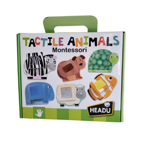 Puzzle  tactile animais MONTESSORI